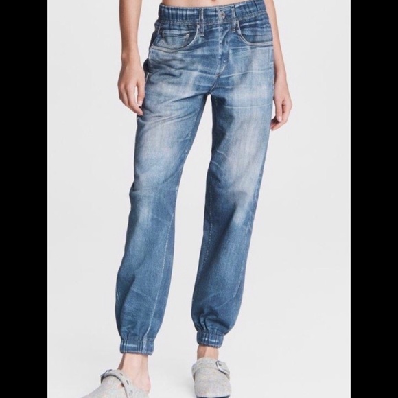 NWOT*RAG*BONE MIRAMAR TROMPE L’OEL* JEAN JOGGER*LUCAS*BRAND NEW*XS*MSRP$250 - Picture 2 of 8